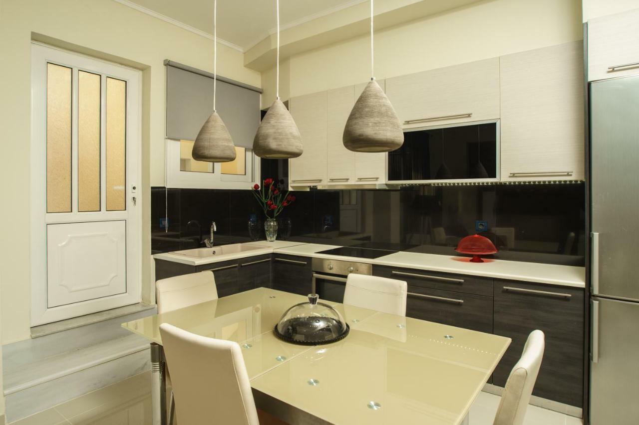 Glaros Beach Apartment Kato Daratso Luaran gambar