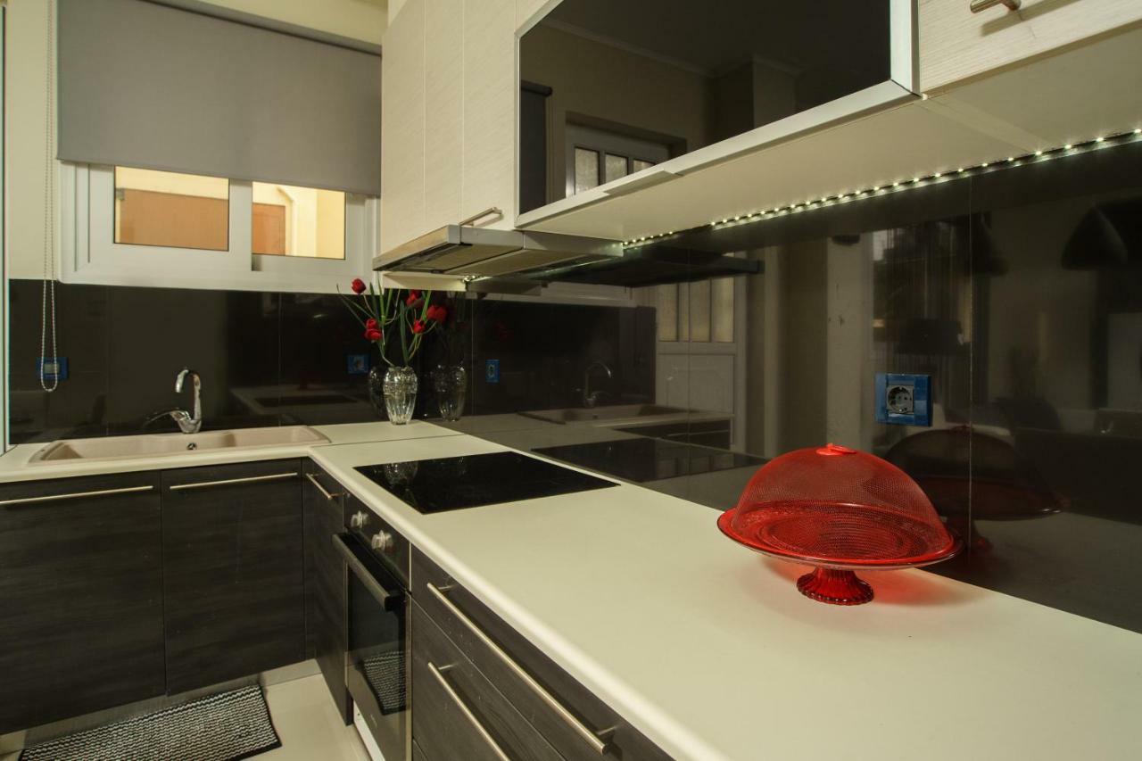 Glaros Beach Apartment Kato Daratso Luaran gambar