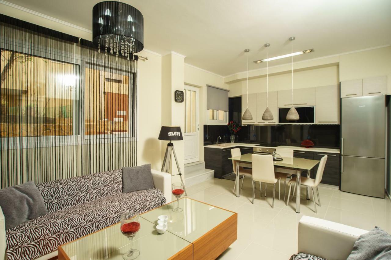 Glaros Beach Apartment Kato Daratso Luaran gambar