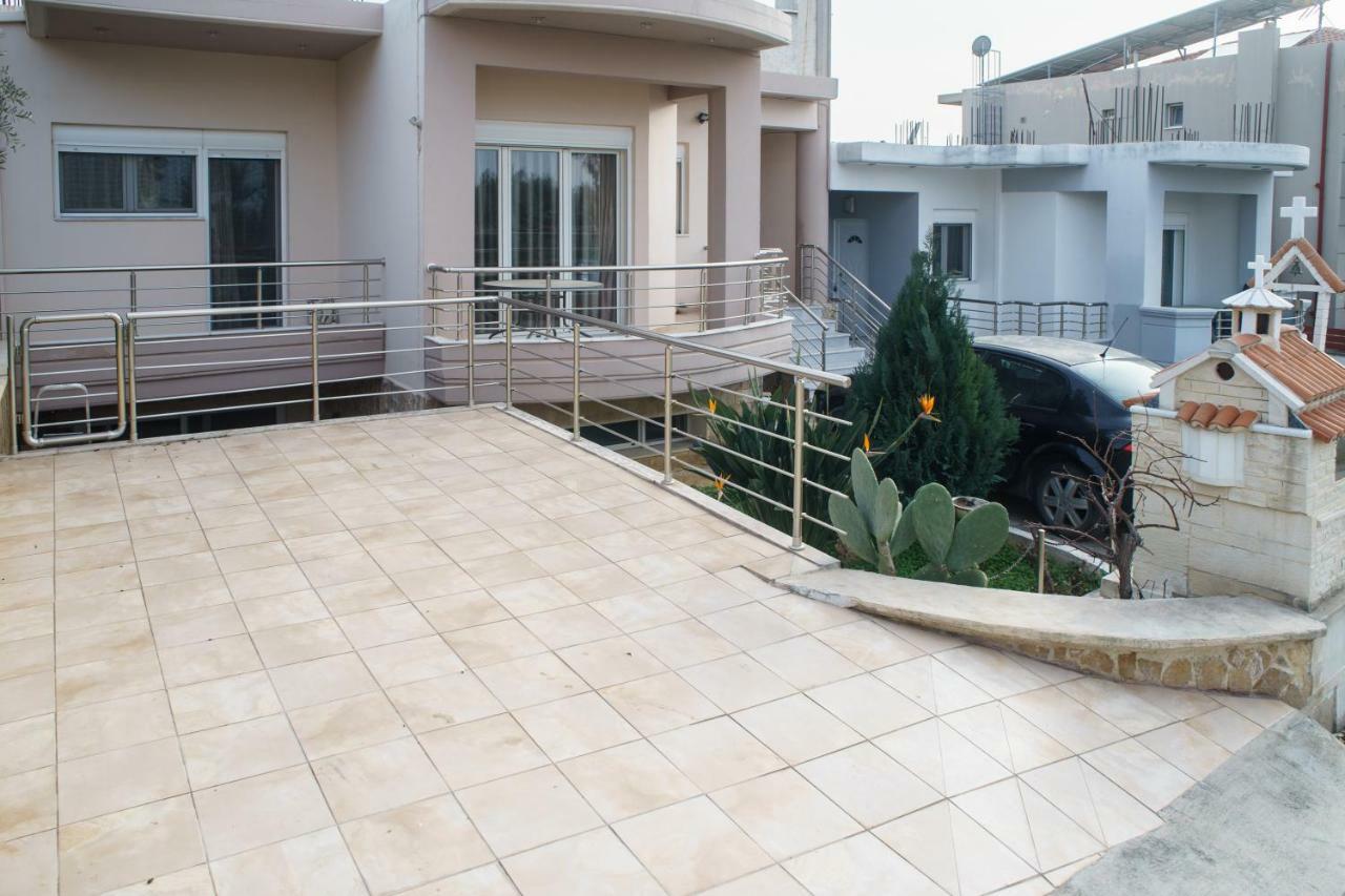 Glaros Beach Apartment Kato Daratso Luaran gambar